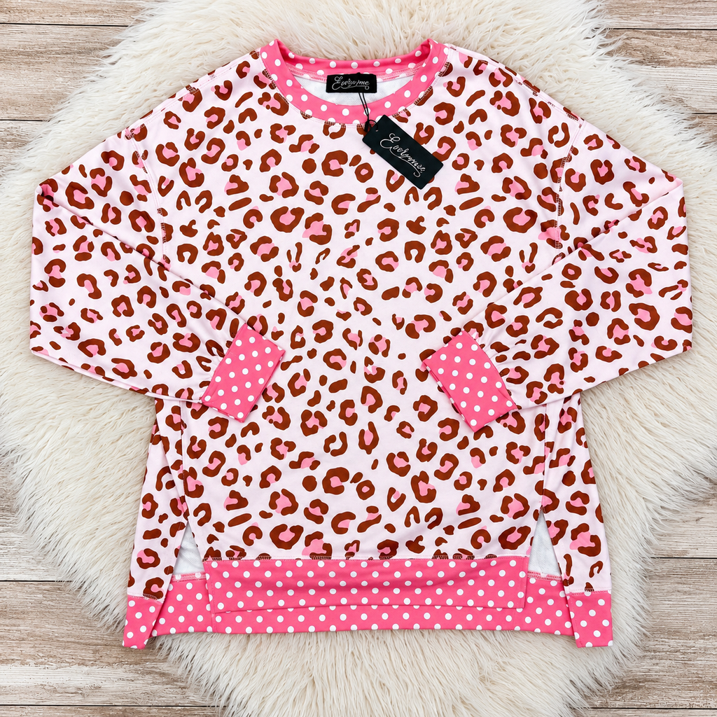 Pink Prowl Leopard Women’s Top by Evermmee