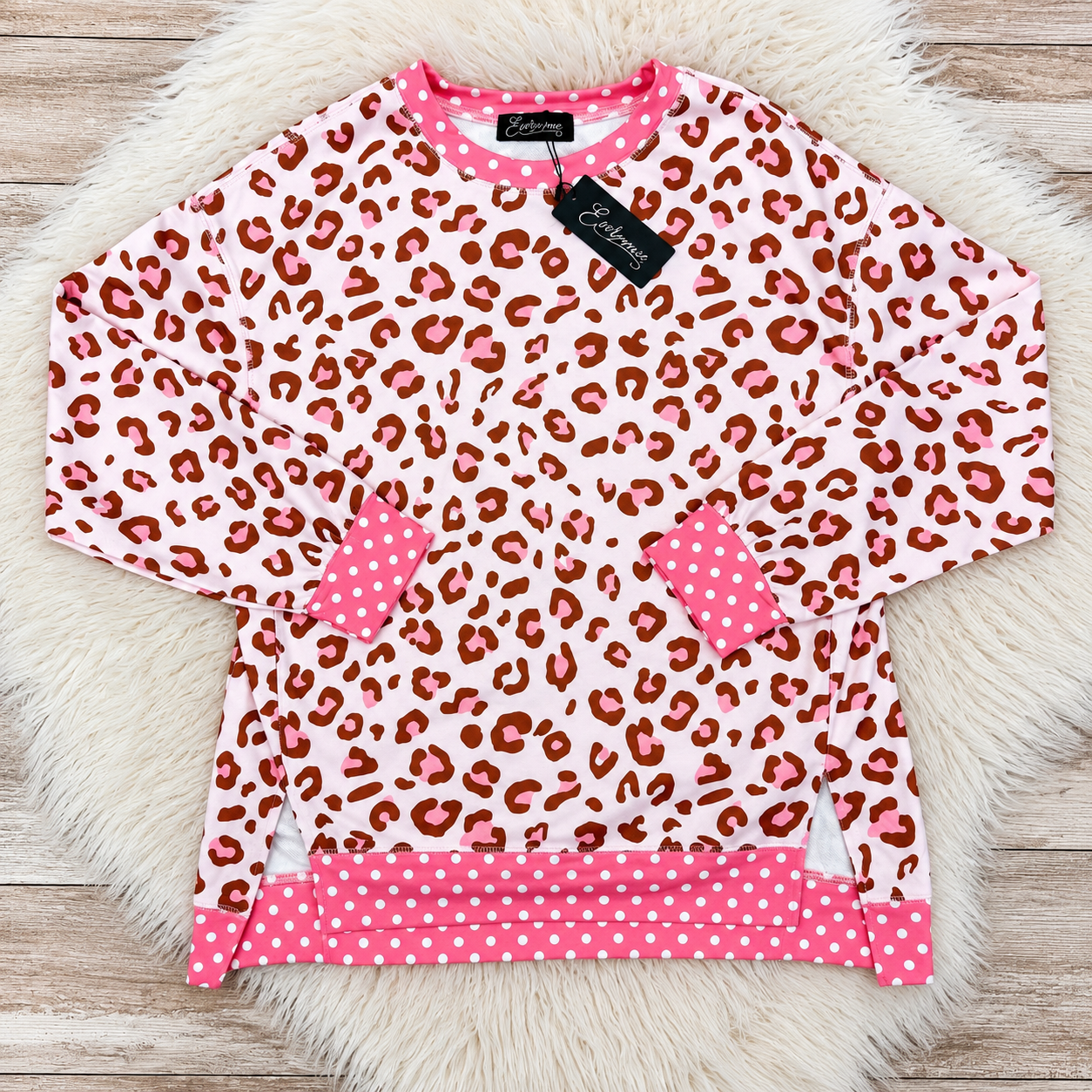 Pink Prowl Leopard Women’s Top by Evermmee