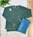 Women’s Zenana Olive Green Sweater Top