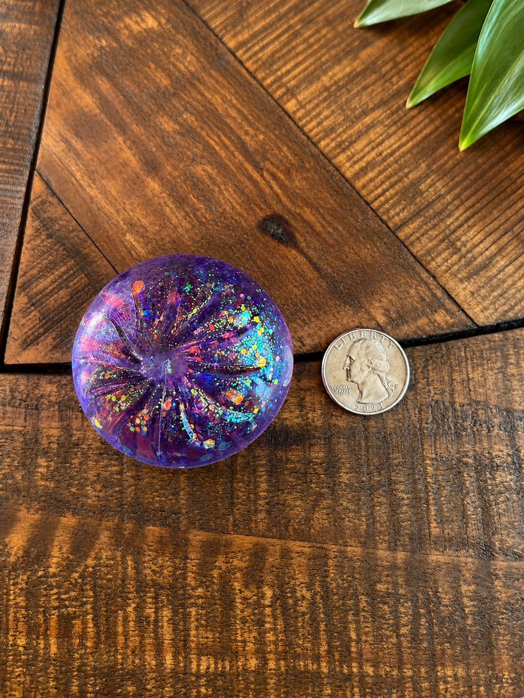 Squishy Dumpling Gel Filled Glitter Medium Size Ages 3+