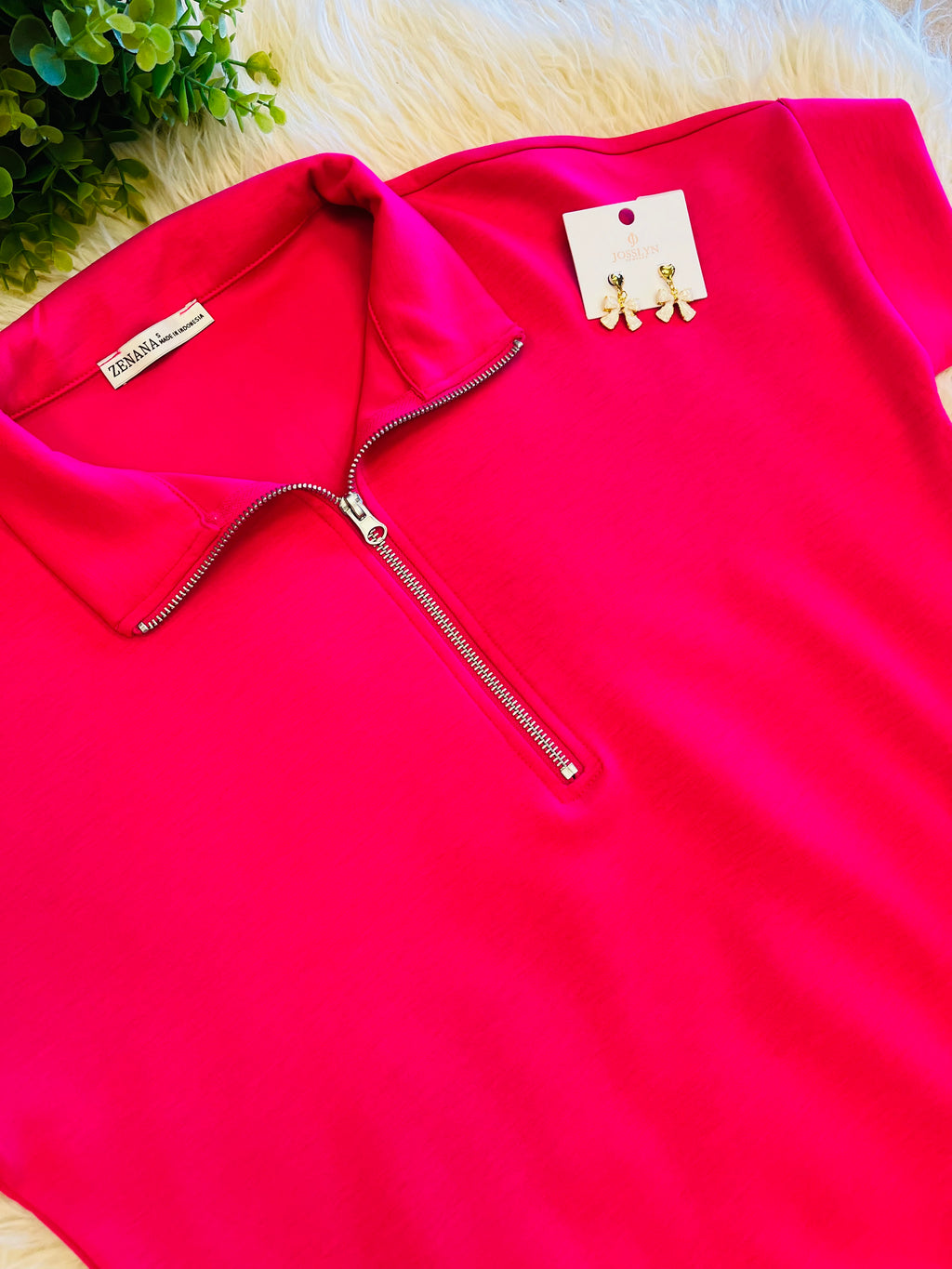 Women’s Hot Pink Scuba set