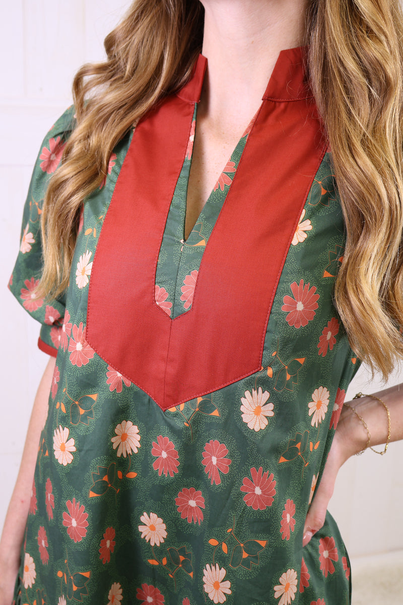 Entro Forest Green dress