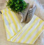 Women’s LuLu Mac Yellow Striped Pants