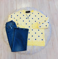 Women’s Evermmee Yellow Polka Dot Pullover