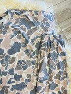 Women’s Evermmee Regular and Curvy Camouflage Pant Set