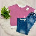 Women’s Zenana Mauve Striped Top
