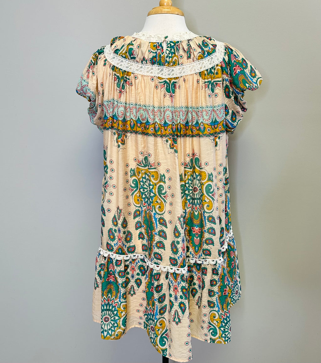 Women’s Umgee Mix Colored Printed Dress