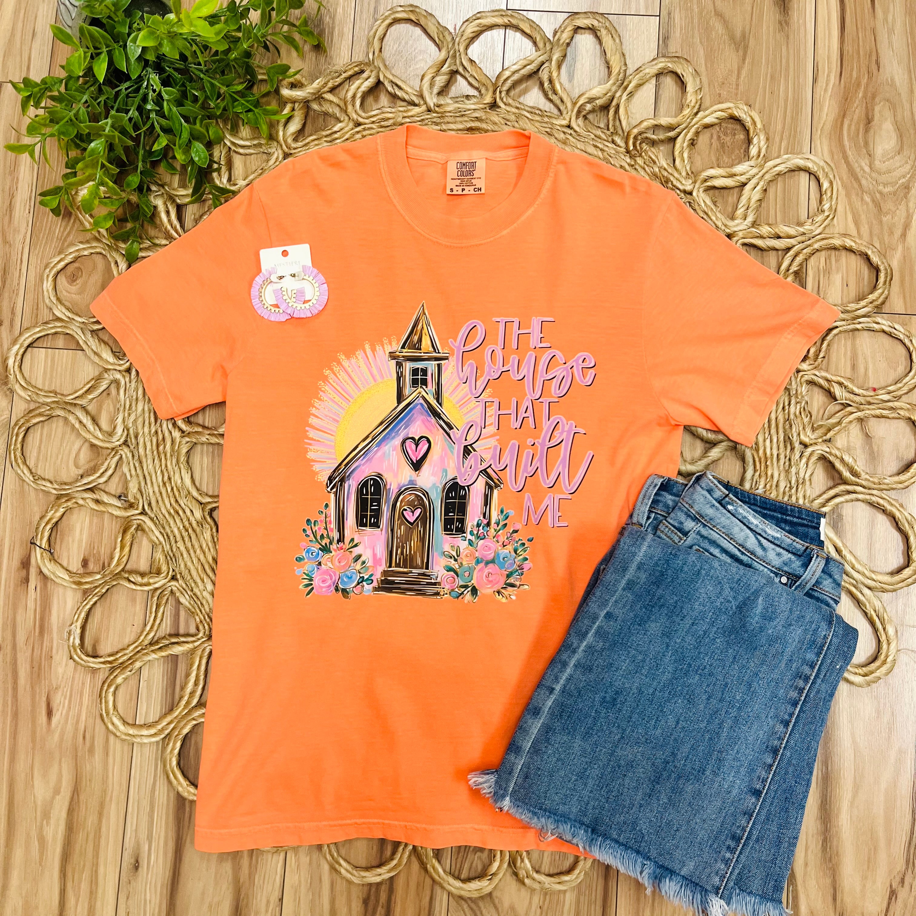Women’s Orange “The House That Built Me” Tee