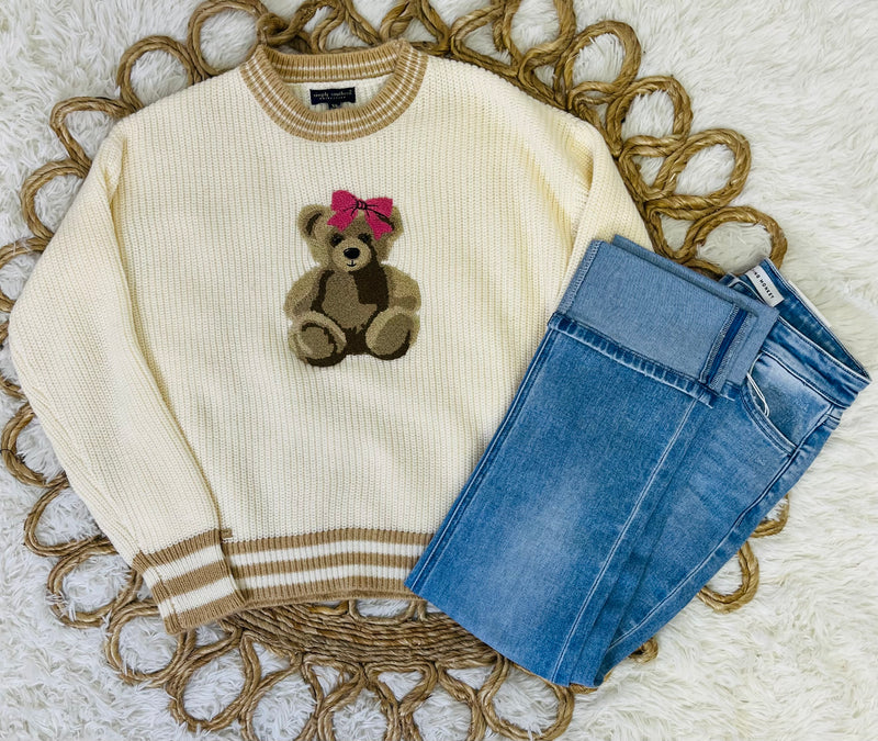Simply Southern Teddy Bear Sweater