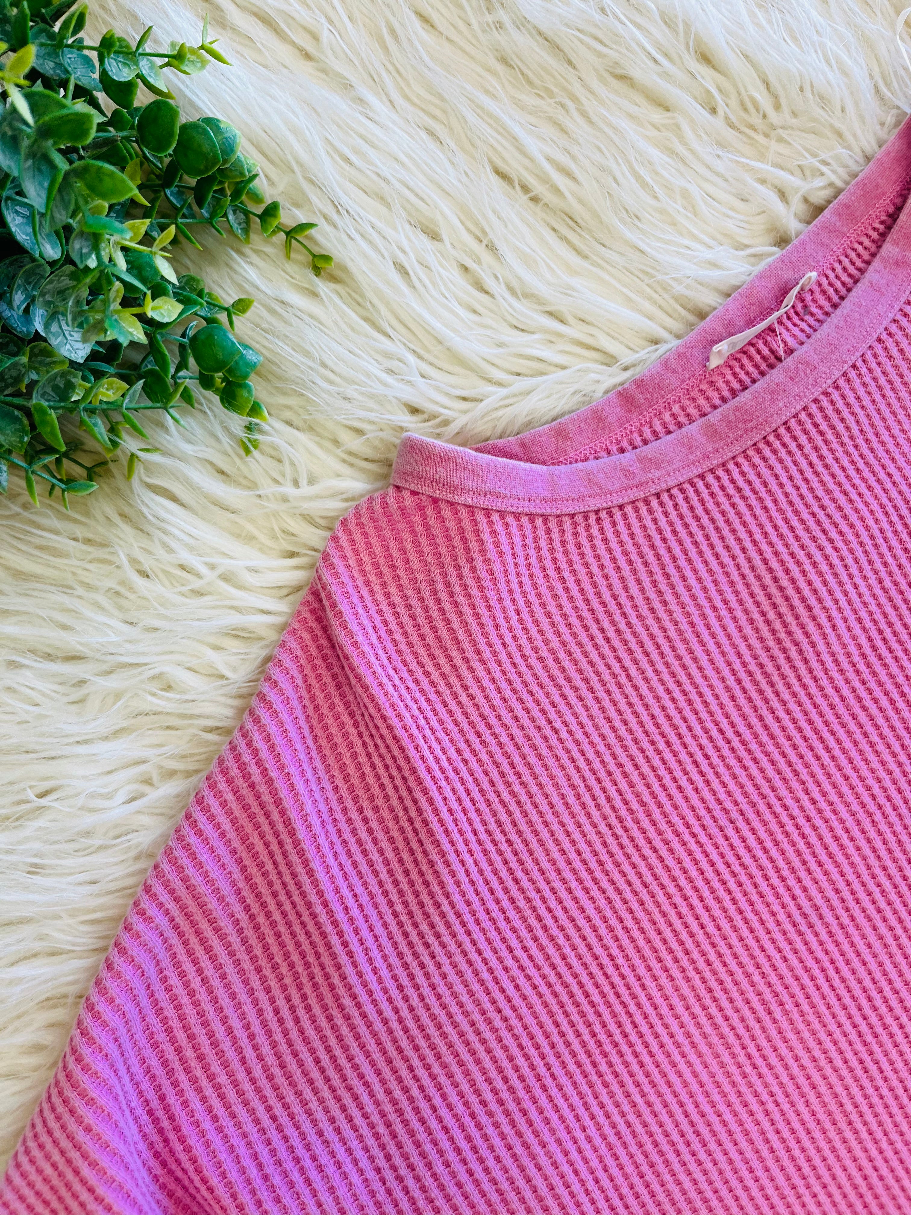 Women’s Double Zero Pink Long Sleeve Top