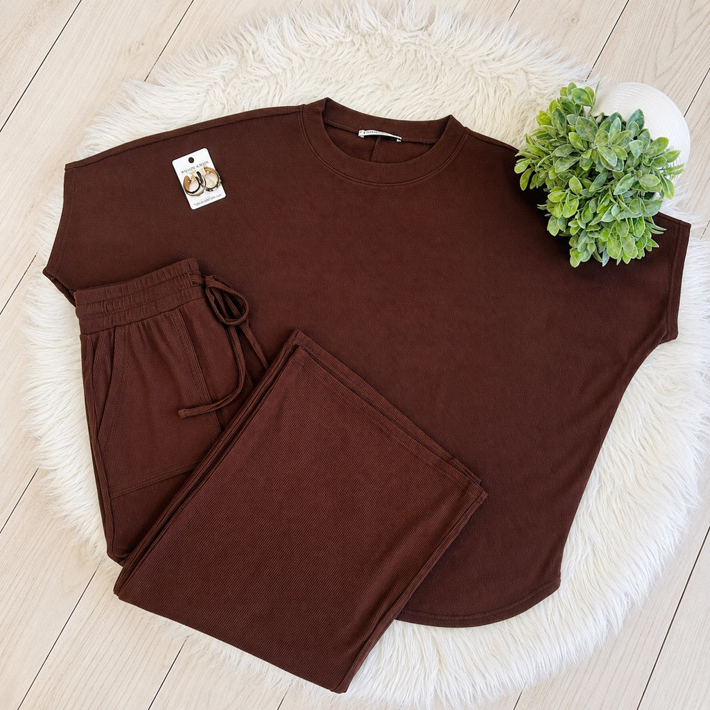 Women’s Butter Soft Zenana Set Brown