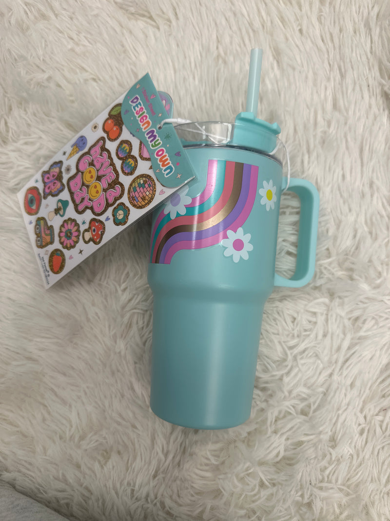 Flower Design My Own Tumbler