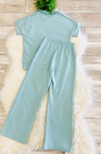 Women’s Dusty Green Scuba Set