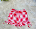 Girl’s Pink Floral Gingham Set