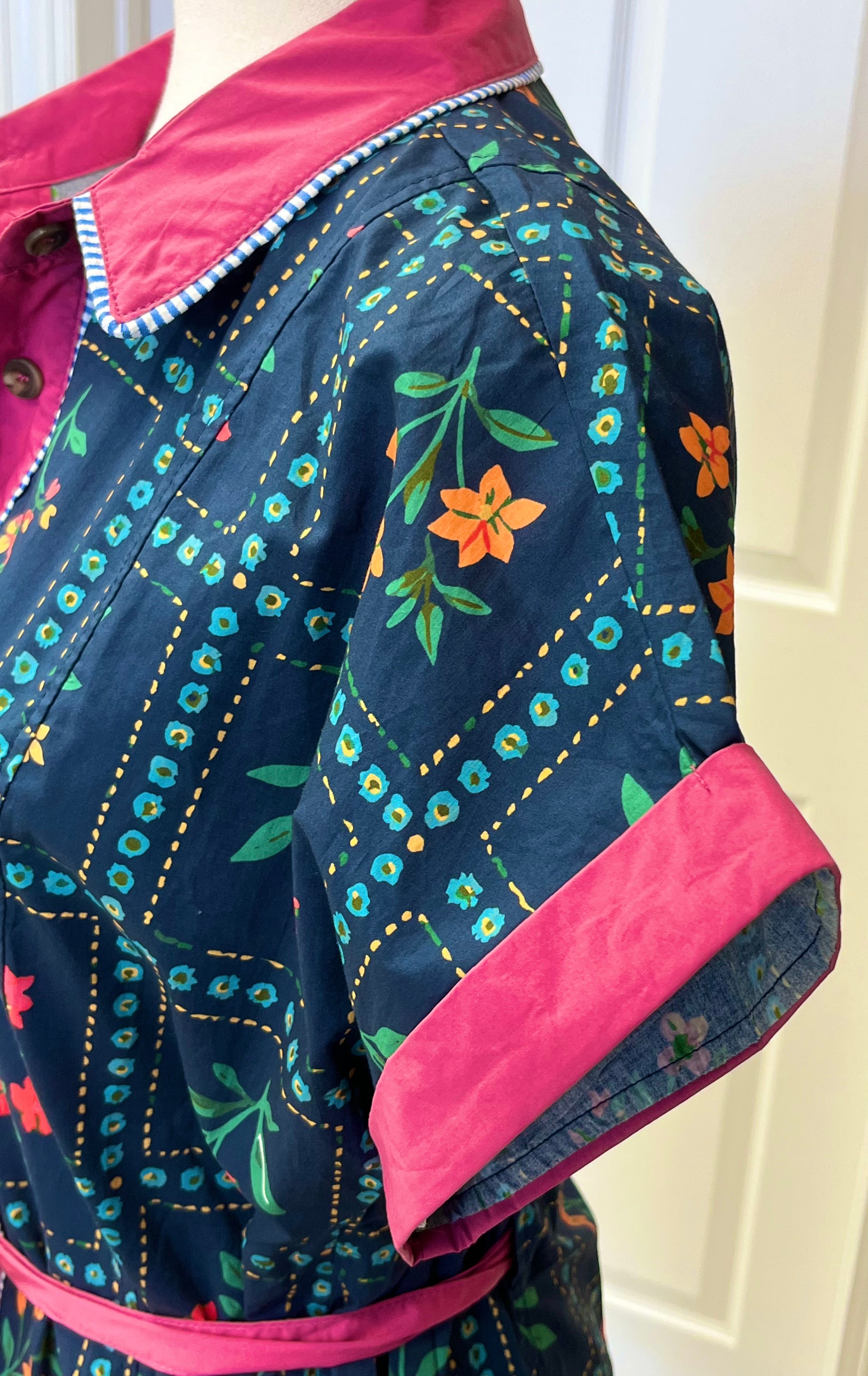 Women’s Umgee Navy Wild Flower Dress