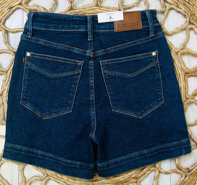 Judy Blue Tummy Control Shorts 0333 - Mini Mee Boutique