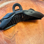 Black Bow Hair Clip