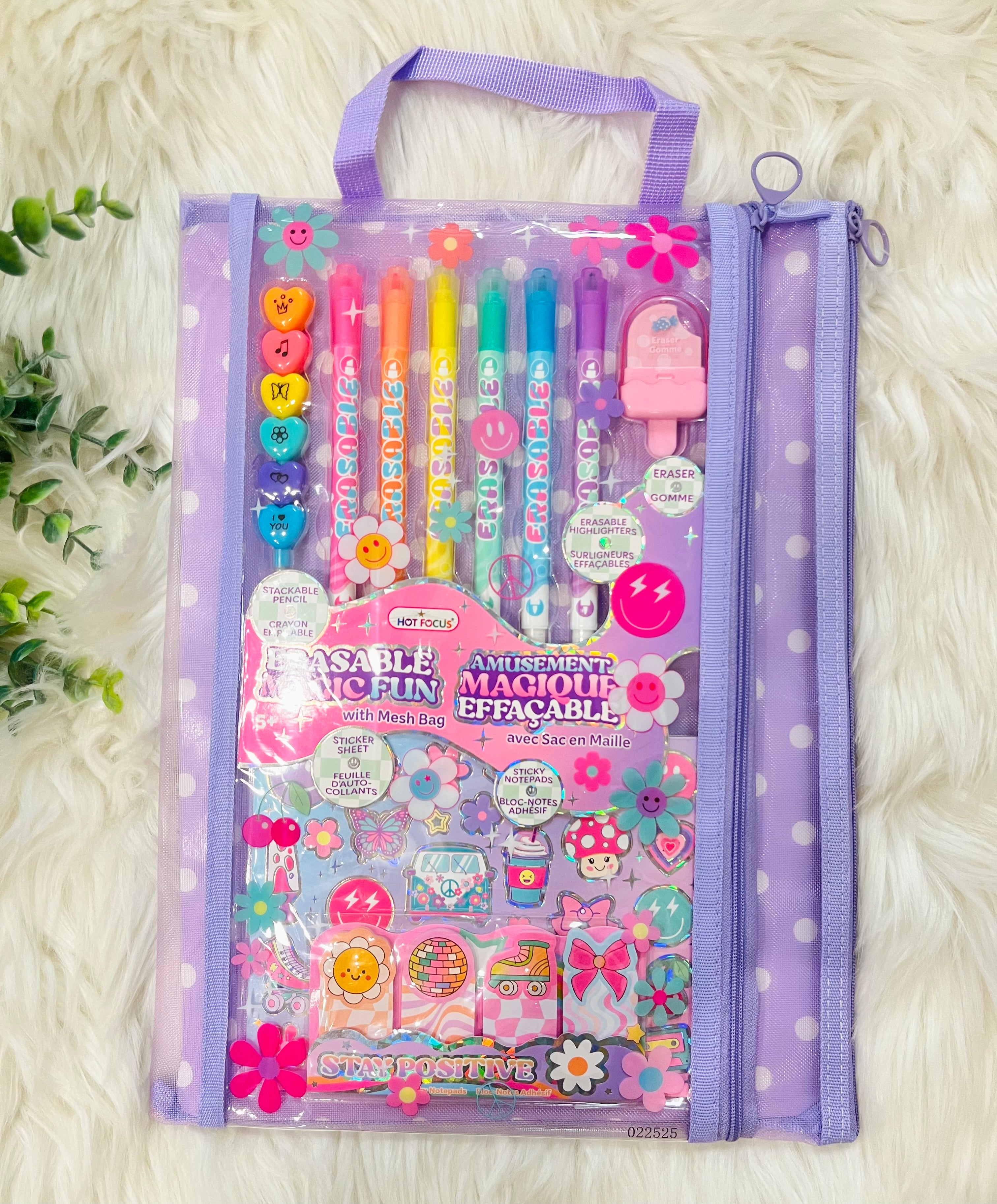 Girl’s Erasable Magic Fun with Mesh Bag Gift