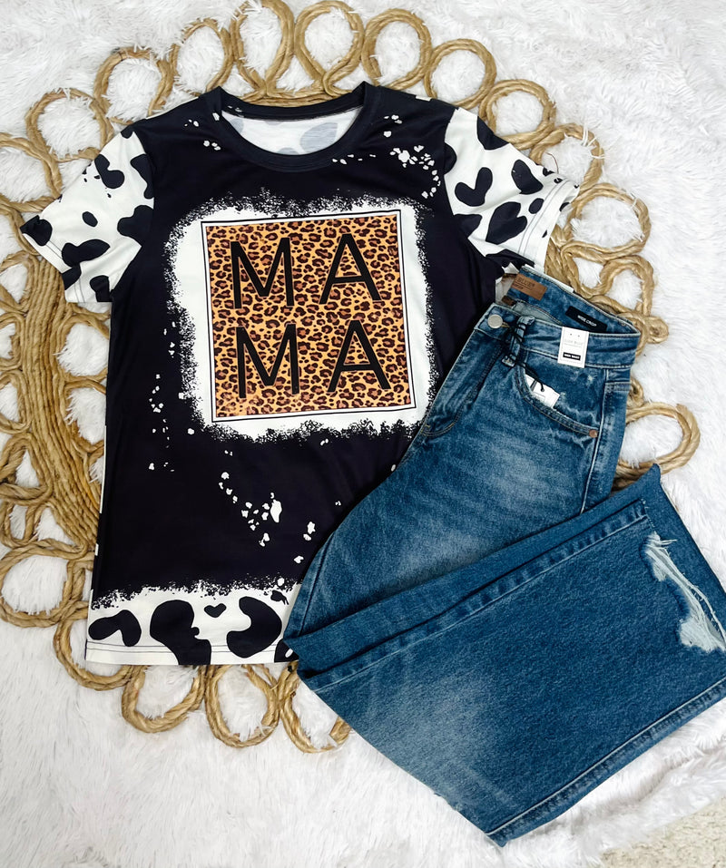 Animal Print Mama Women’s Tee
