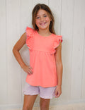 Millie Jay Coral Short Girls Outfit Set
