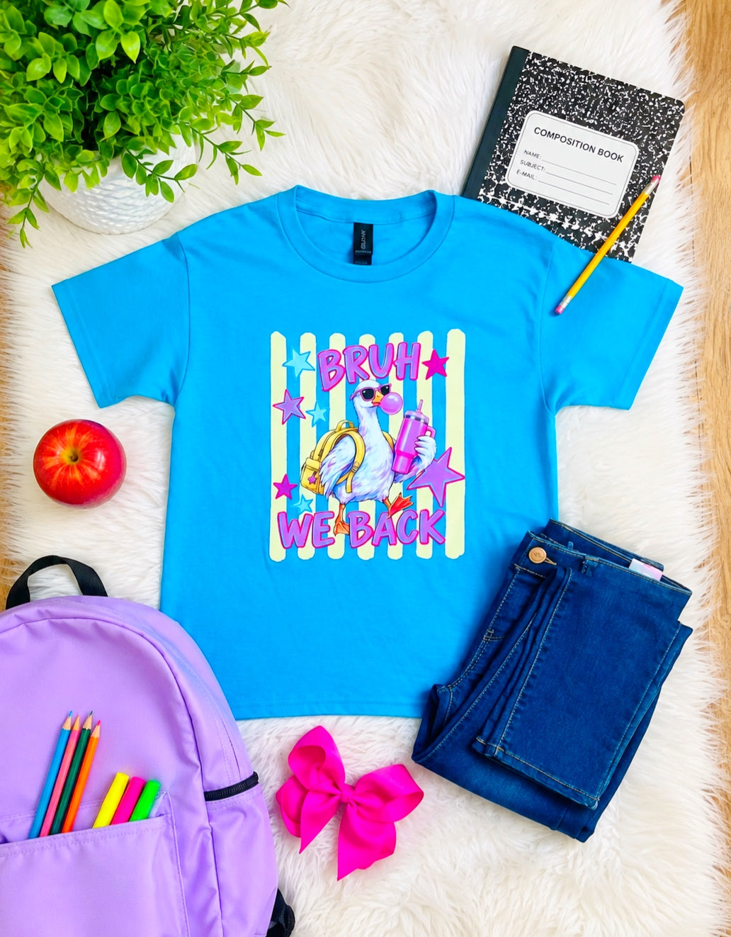 Girl’s Bruh We Back Tee
