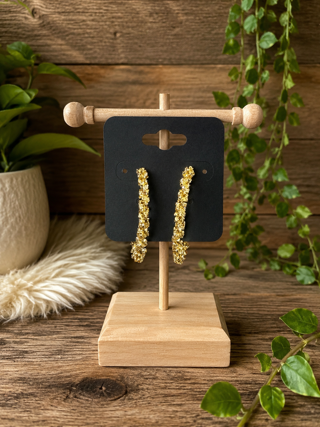 Golden Hour Hoop Earrings