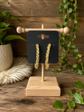 Golden Hour Hoop Earrings