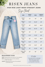 Women’s Risen High Rise Light Wash Jeans