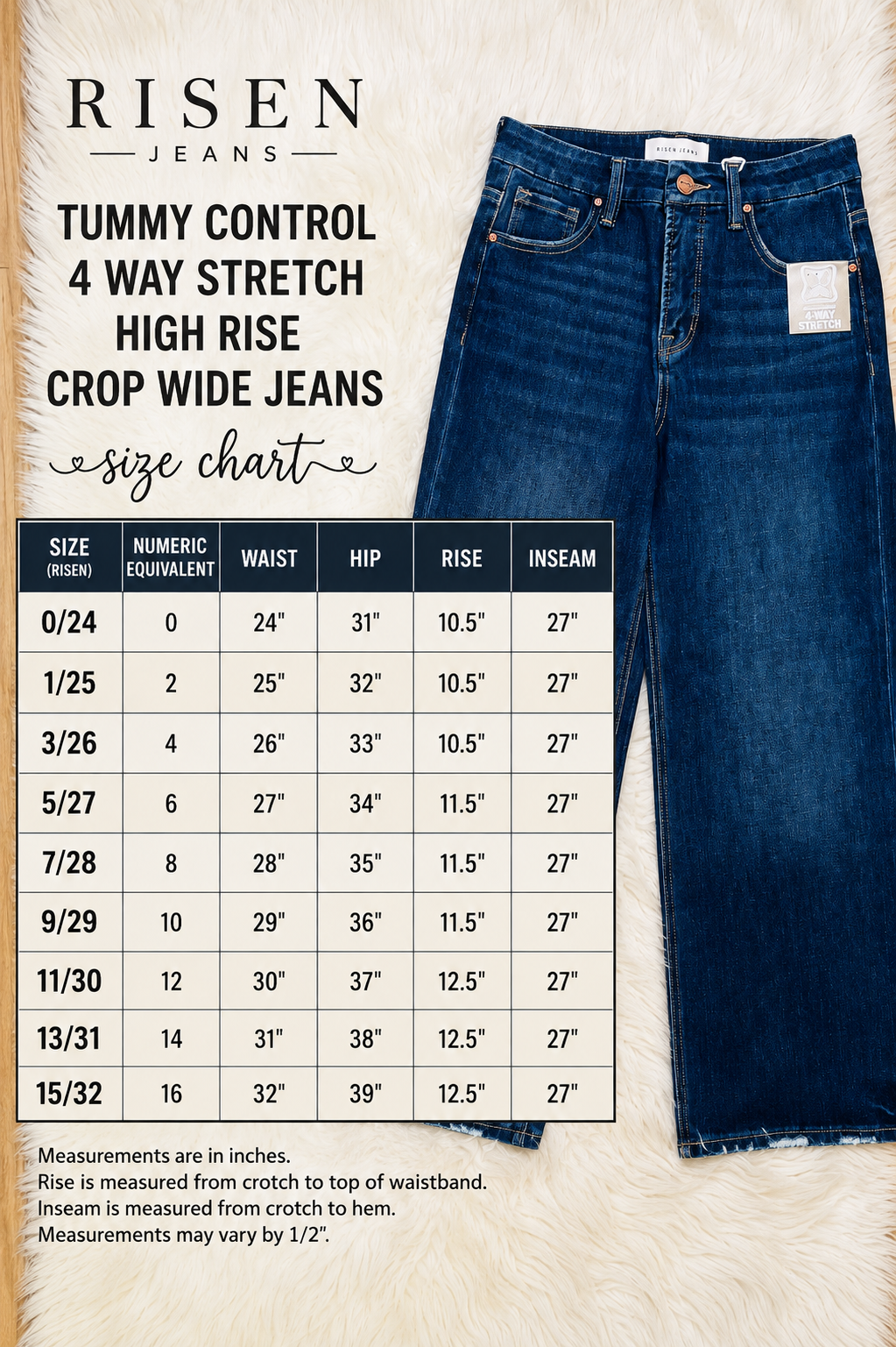 Women’s Risen Petite 4-way Stretch Jeans