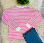 Women’s Ribbed Long Sleeve in Candy Pink Zenana - True to Size