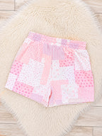 Pretty in Patchwork Women’s 2 Piece Shorts Set by Evermmee