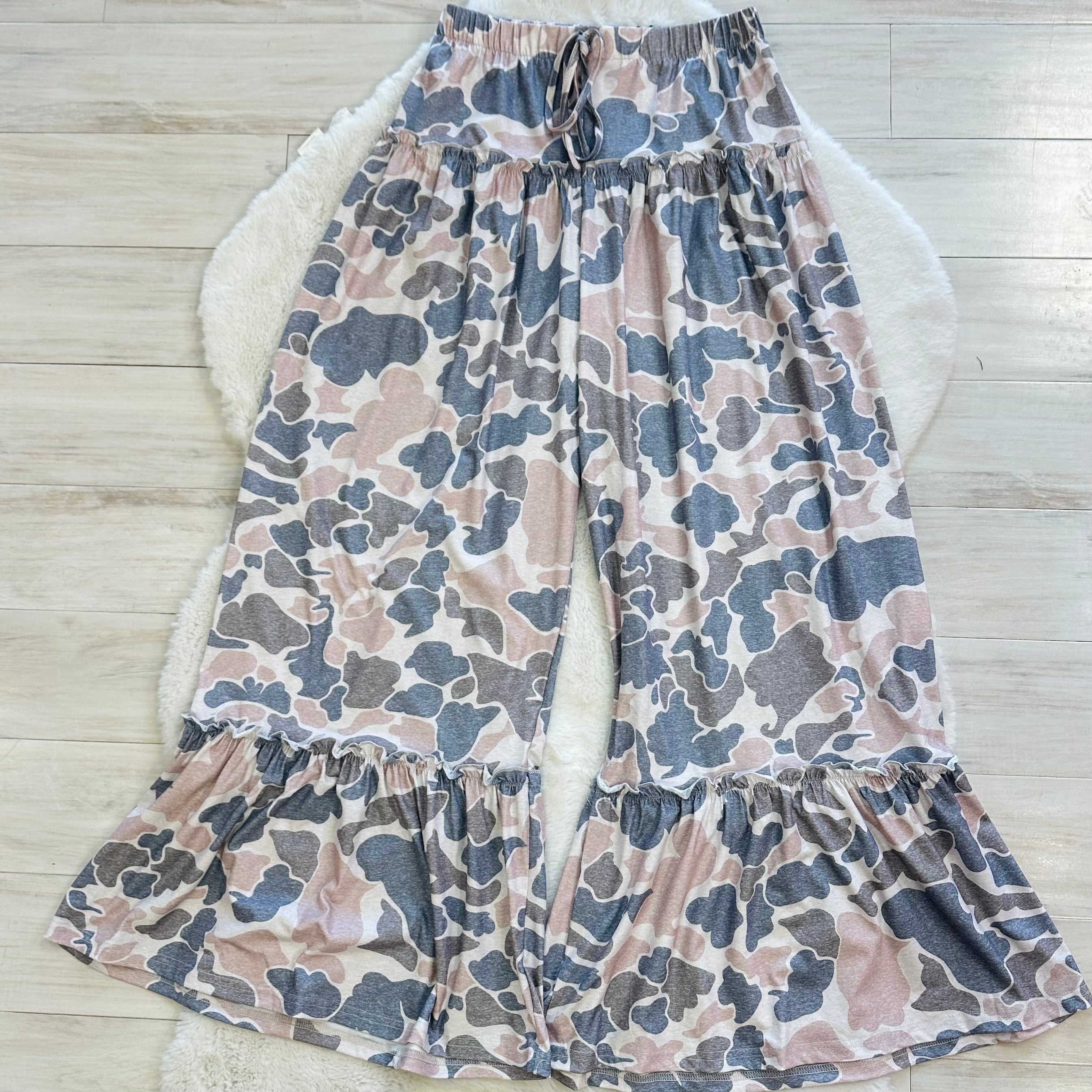 Women’s Flare Camouflage Pants