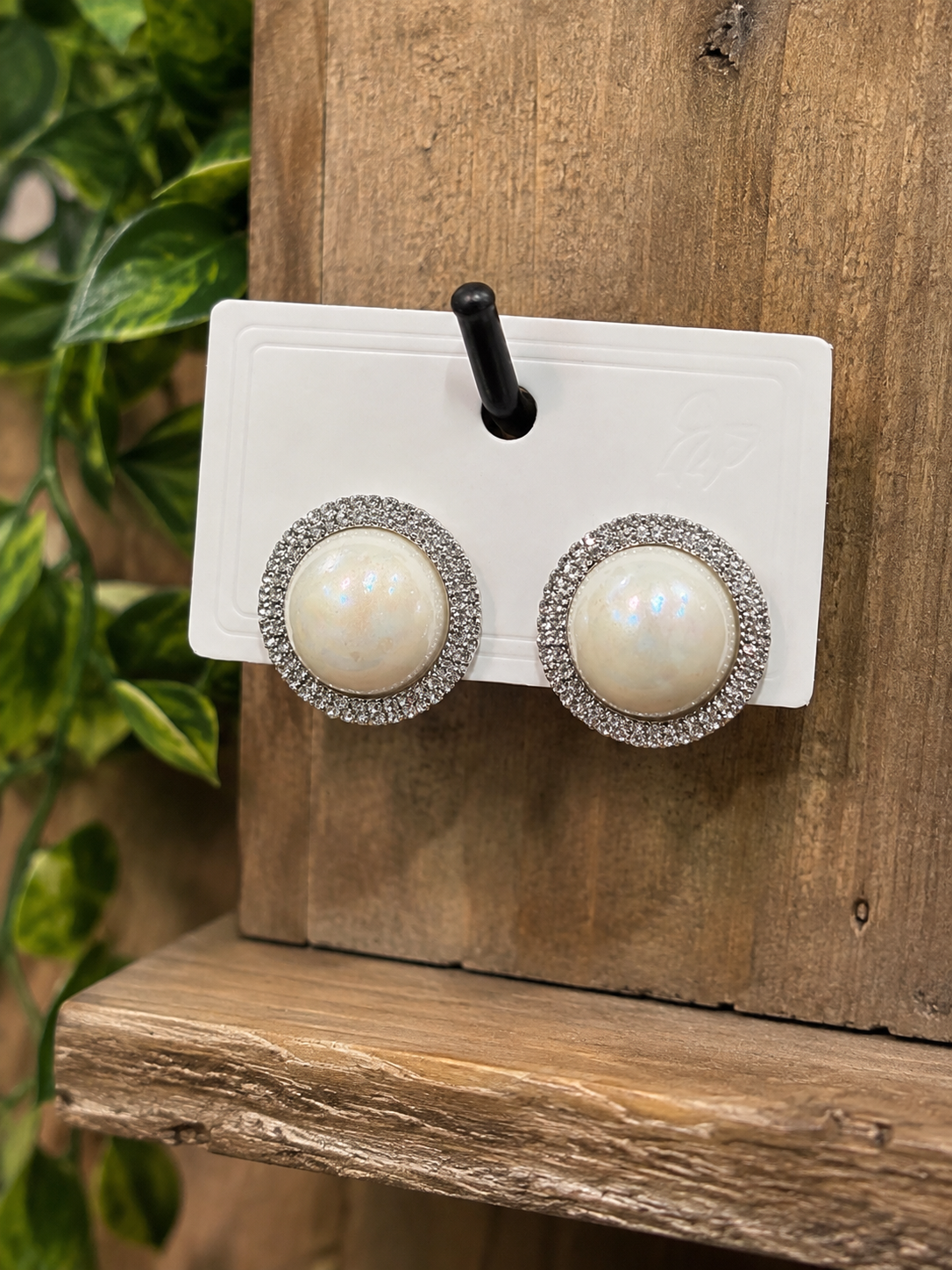 Pear Halo Earrings