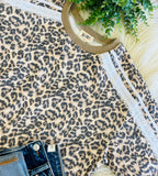 Women’s Leopard Lace Detail Top