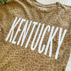 Women’s Cheetah Print Kentucky Tee