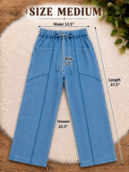 Women’s Evermmee Deep Blue Drawstring Pants- True to Size