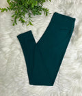 Women’s Ultra Soft Pull on Leggings in Forest Green Full Length