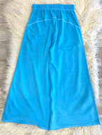 Women’s Zenana Deep Sky French Terry Enzyme Washed Pants