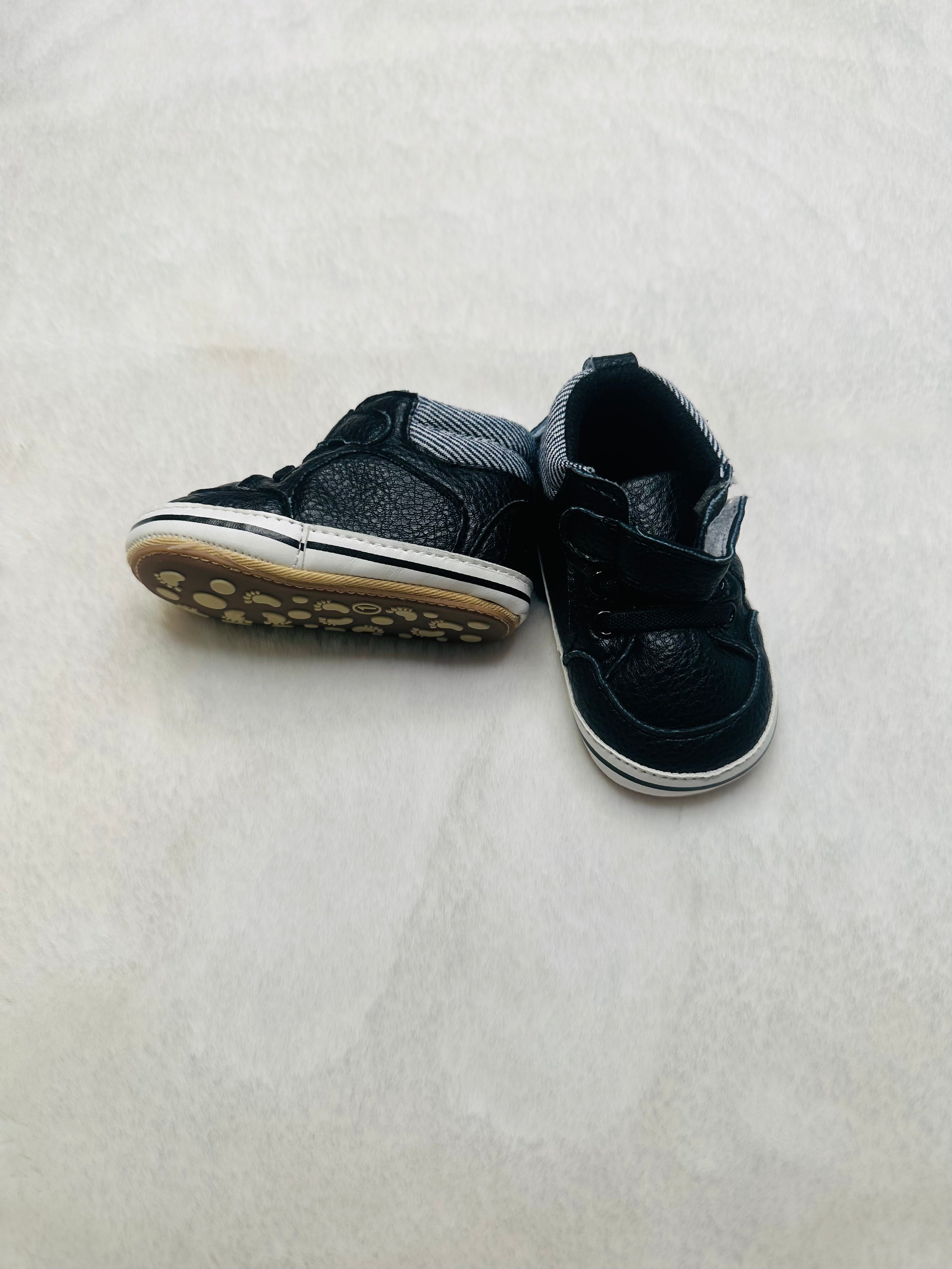 Baby Boy’s Black and Blue Shoes