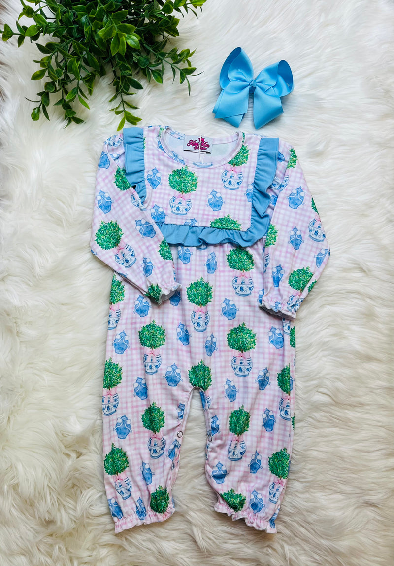 Baby Chinoiserie Print Romper