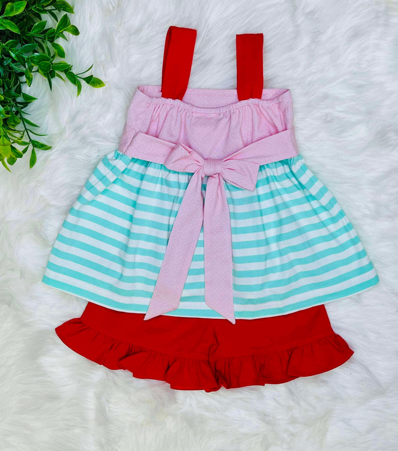Berry Sweet Shorts Set by Millie Jay Girls