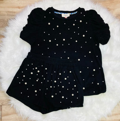 Black Pearl Women's 2 piece short set - Mini Mee Boutique