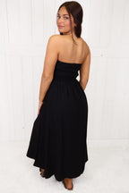 Black Strapless Dress SS Women's