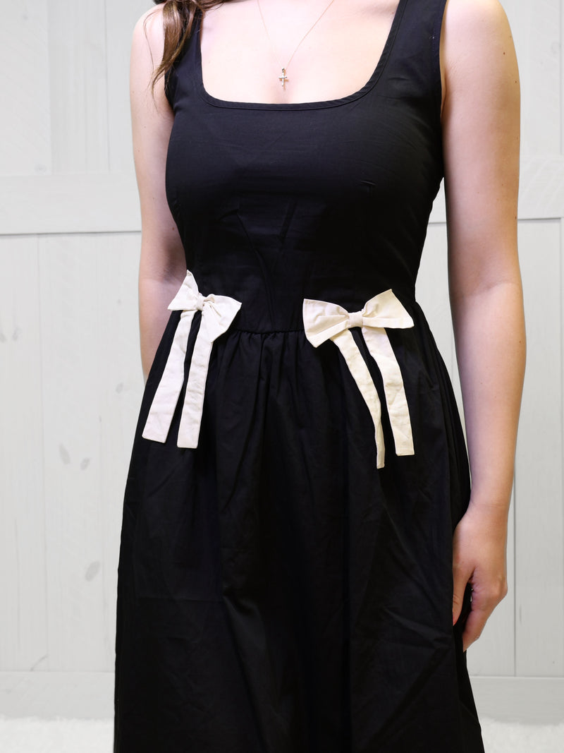 Black Tie Affair Midi Dress