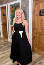 Black Tie Affair Midi Dress SS Women's