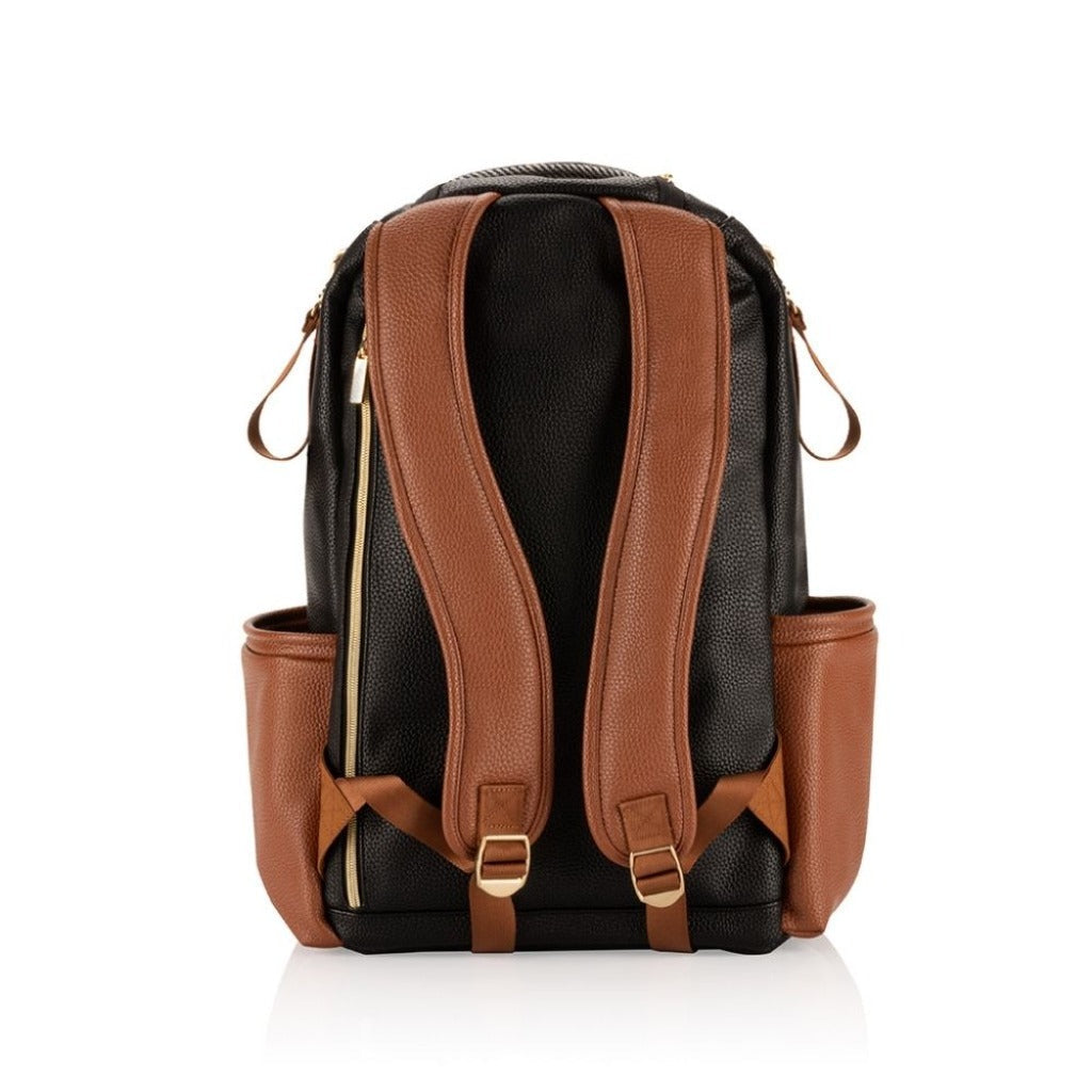 Boss Plus™ Large Diaper Bag Backpack Coffee & Cream - Mini Mee Boutique