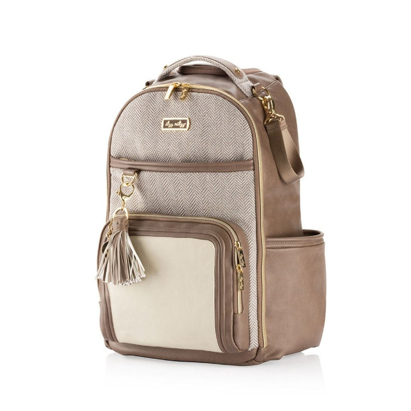 Boss Plus™ Large Diaper Bag Backpack Vanilla Latte - Mini Mee Boutique