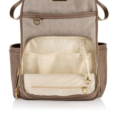 Boss Plus™ Large Diaper Bag Backpack Vanilla Latte - Mini Mee Boutique