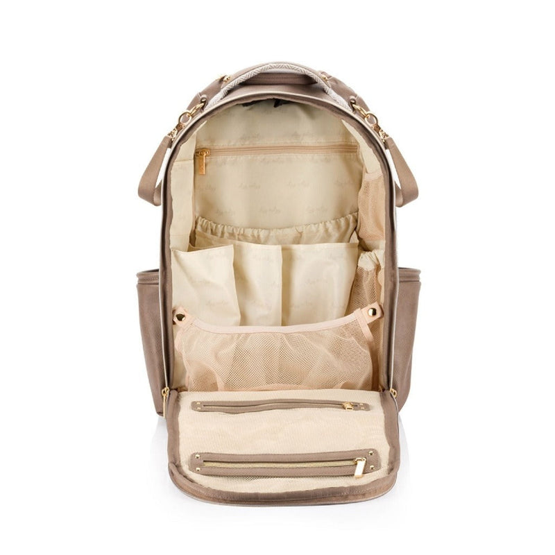 Boss Plus™ Large Diaper Bag Backpack Vanilla Latte - Mini Mee Boutique