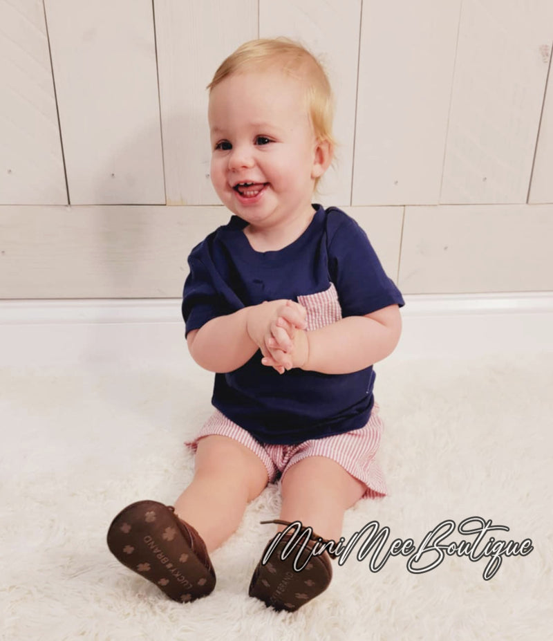Boy Pocket Tee 2 piece Set - Mini Mee Boutique